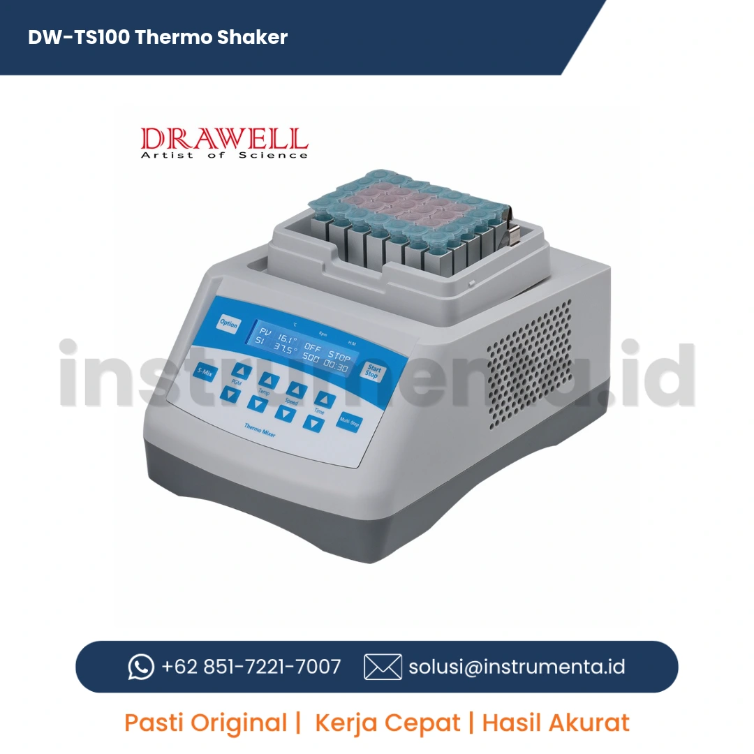 Distributor Resmi DW-TS100 Thermo Shaker Alat Pengocok dan Pengatur Suhu Laboratorium Ready Stock